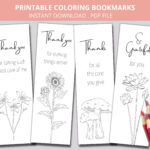 Printable Caregiver Appreciation Coloring Bookmarks, Caregiver   Free Printable Thank You Bookmarks
