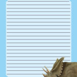 Printable Dinosaur Writing Paper | Writing Paper Printable, Free   Free Printable Dinosaur Stationery