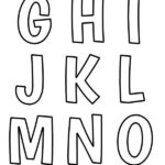 Printable Free Alphabet Templates | Alphabet Templates, Printable   Free Printable A4 Letters Of The Alphabet