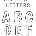 Printable Free Alphabet Templates | Free Printable Alphabet   Free Printable A4 Letters Of The Alphabet
