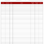 Printable General Ledger Sheet Template | Budget Sheet Template   Free Printable Accounting Paper