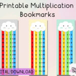 Printable Multiplication Table Bookmarks, 1 To 10 Times Table   Free Printable Math Bookmarks