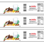 Printable Nutella Label Template Free   Printable Templates Free   Free Printable Nutella Labels