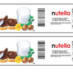 Printable Nutella Label Template Free   Printable Templates Free   Free Printable Nutella Labels