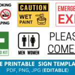 Printable Sign Templates: Free Pdf Downloads   Free Print Out Signs