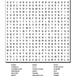 Printable Word Search | World Of Printables   Free Printable Word Search Puzzles For Middle School Students