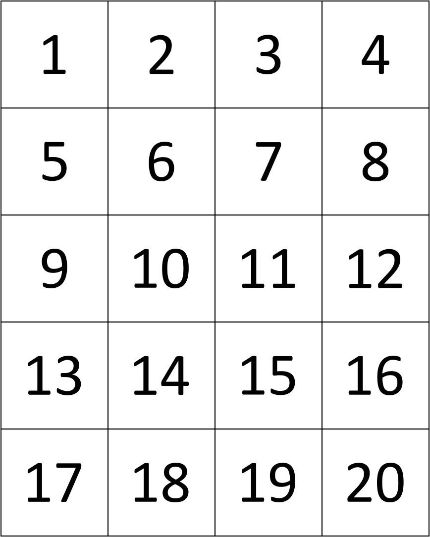 Printable+Number+Cards+1-20 | Printable Numbers, Printable Flash - Numbers 1 To 20 Printable