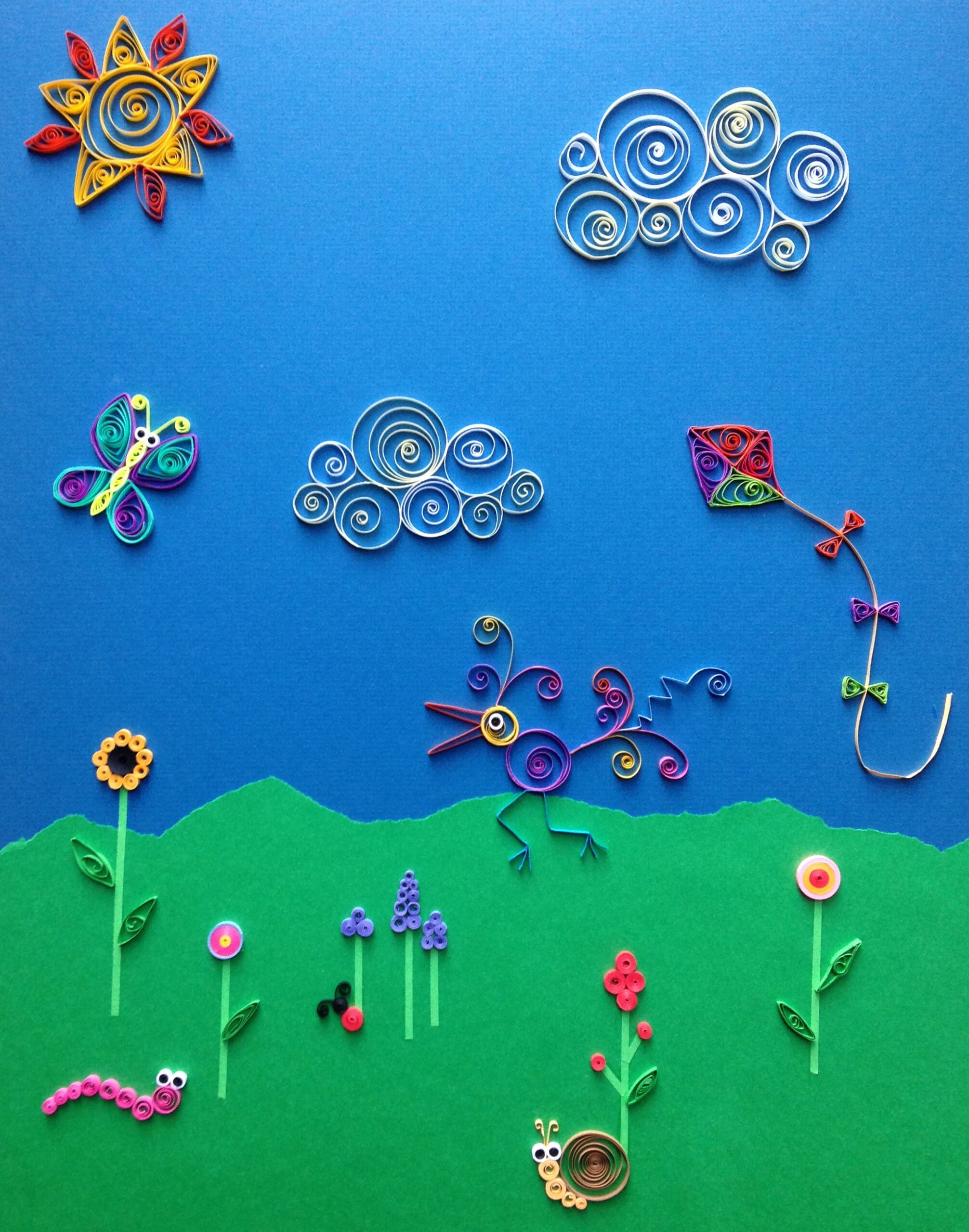 Quilled Paper Designs • Teachkidsart - Free Quilling Designs