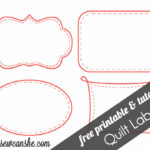 Quilt Labels! {Free Printable}   Free Printable Baby Quilt Labels