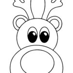 Reindeer Face Template Printable | Reindeer Face, Reindeer   Free Printable Reindeer Stencils