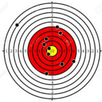 Shooting Target With Holes For Sport Or Military Design Royalty   Free Printable Military Targets