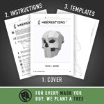 Skull Mask   Free Printable Paper Skull