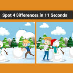 Spot The Difference: Can You Spot 4 Differences Between The Kids   Spot The Difference For Kids