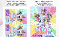 Free Printable Littlest Pet Shop Birthday Party Invitations