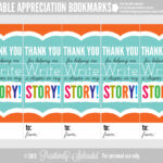 Teacher Appreciation Bookmarks (Free Printables!)   Positively   Free Printable Thank You Bookmarks