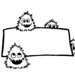 Witty Title Coming Soon: Monster Name Tags 2   Free Printable Monster Name Tags