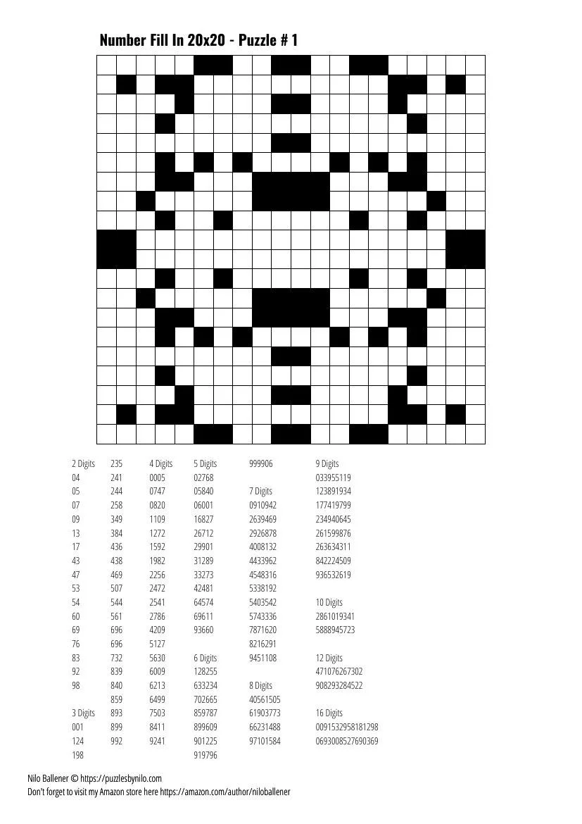 100 Number Fill In Puzzles Volume 1 C7epc 56zx7 Pffyh 5a9ac 47btp Y44ec 100 Number Fill In Puzzles Volume 1 C7epc 56zx7 Pffyh 5a9ac 47btp Y44ec