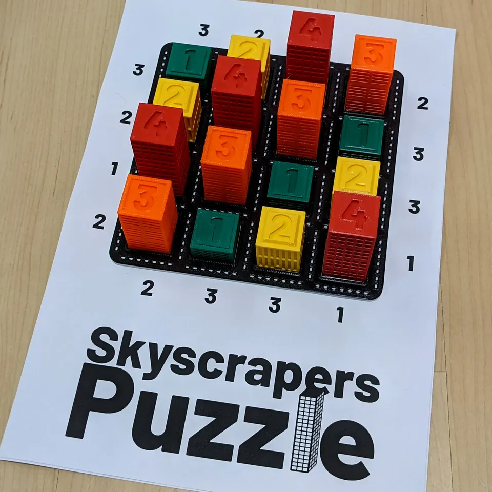 172487 Skyscrapers Puzzle