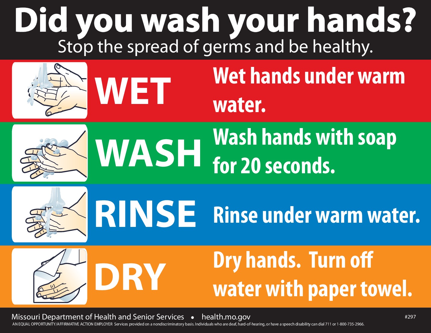 1731 Mo Handwashing Poster Poster 1731 Mo Handwashing Poster Poster
