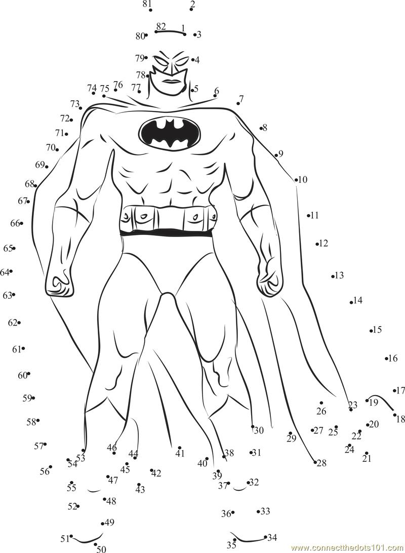 340 Batman Dot To Dot 340 Batman Dot To Dot