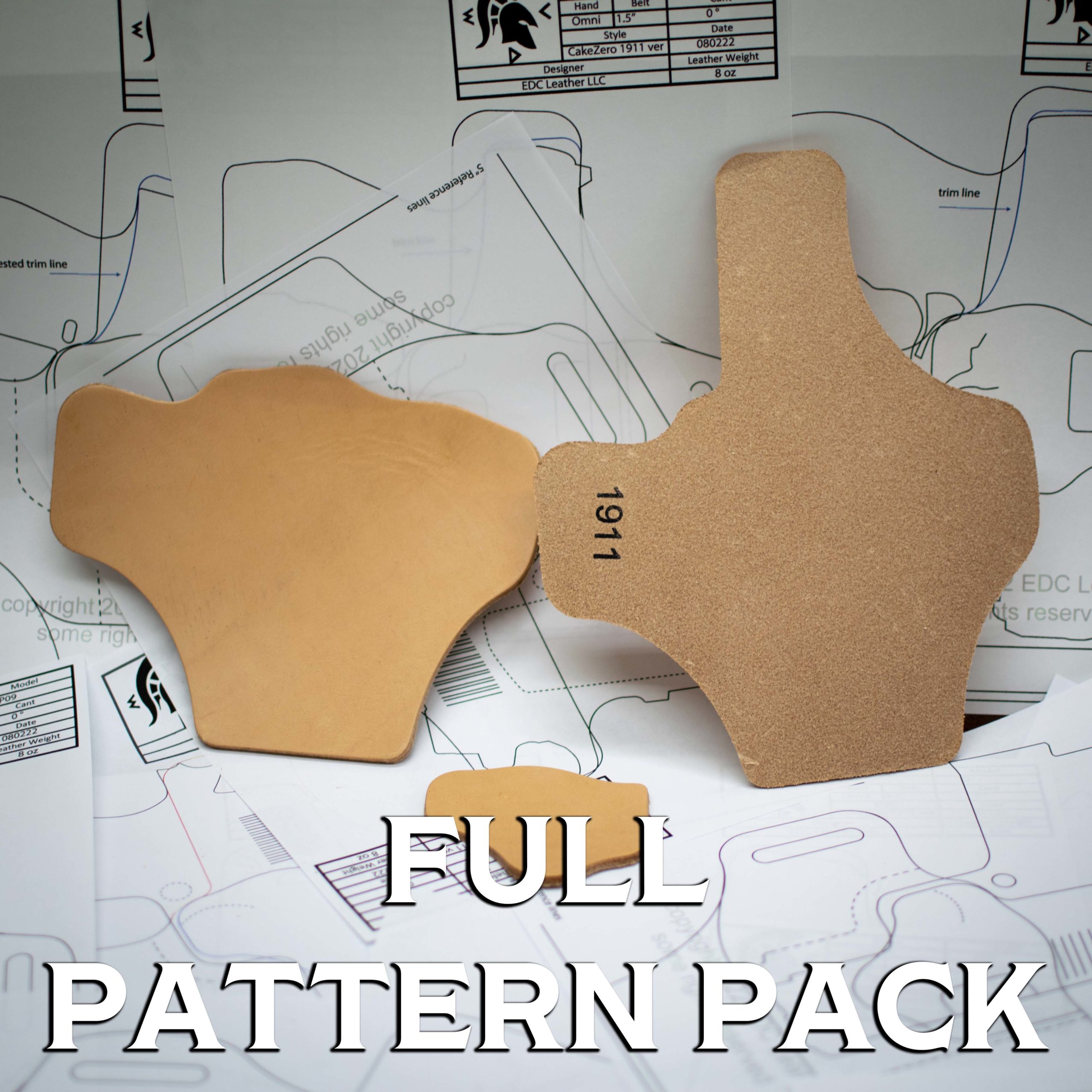 752 Cakezero Rev B Holster Pattern Pack 16 Patterns