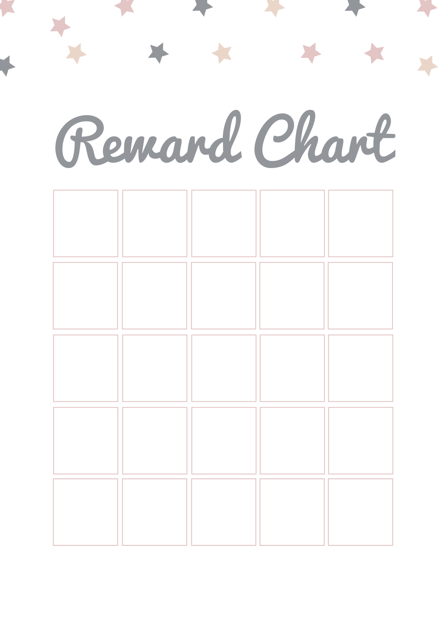 A Simple Reward Chart A Simple Reward Chart
