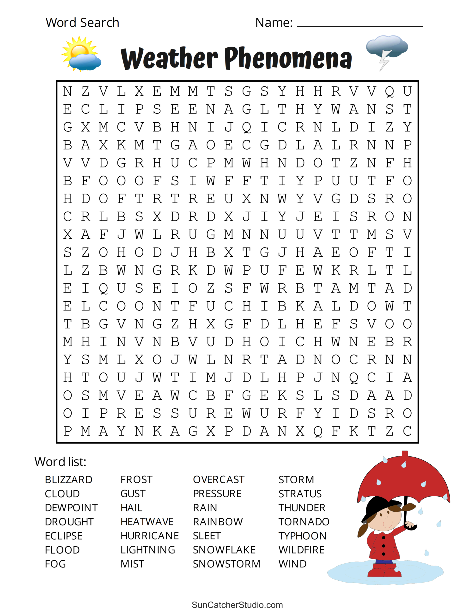 free large printable word searches