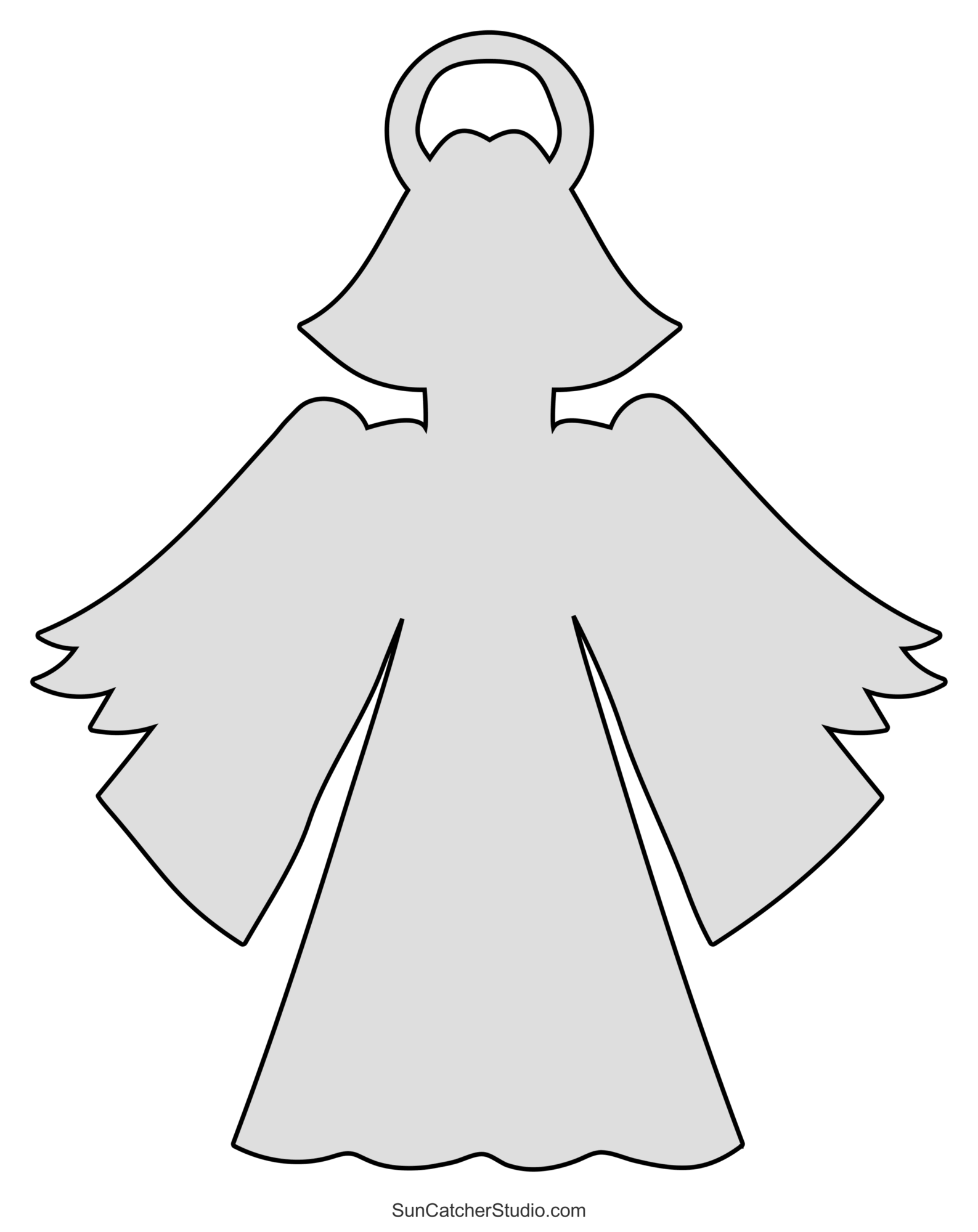 free printable angel templates