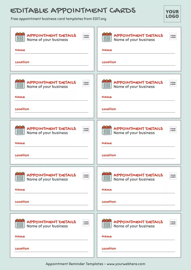 Appointment Reminders Appointment Reminders