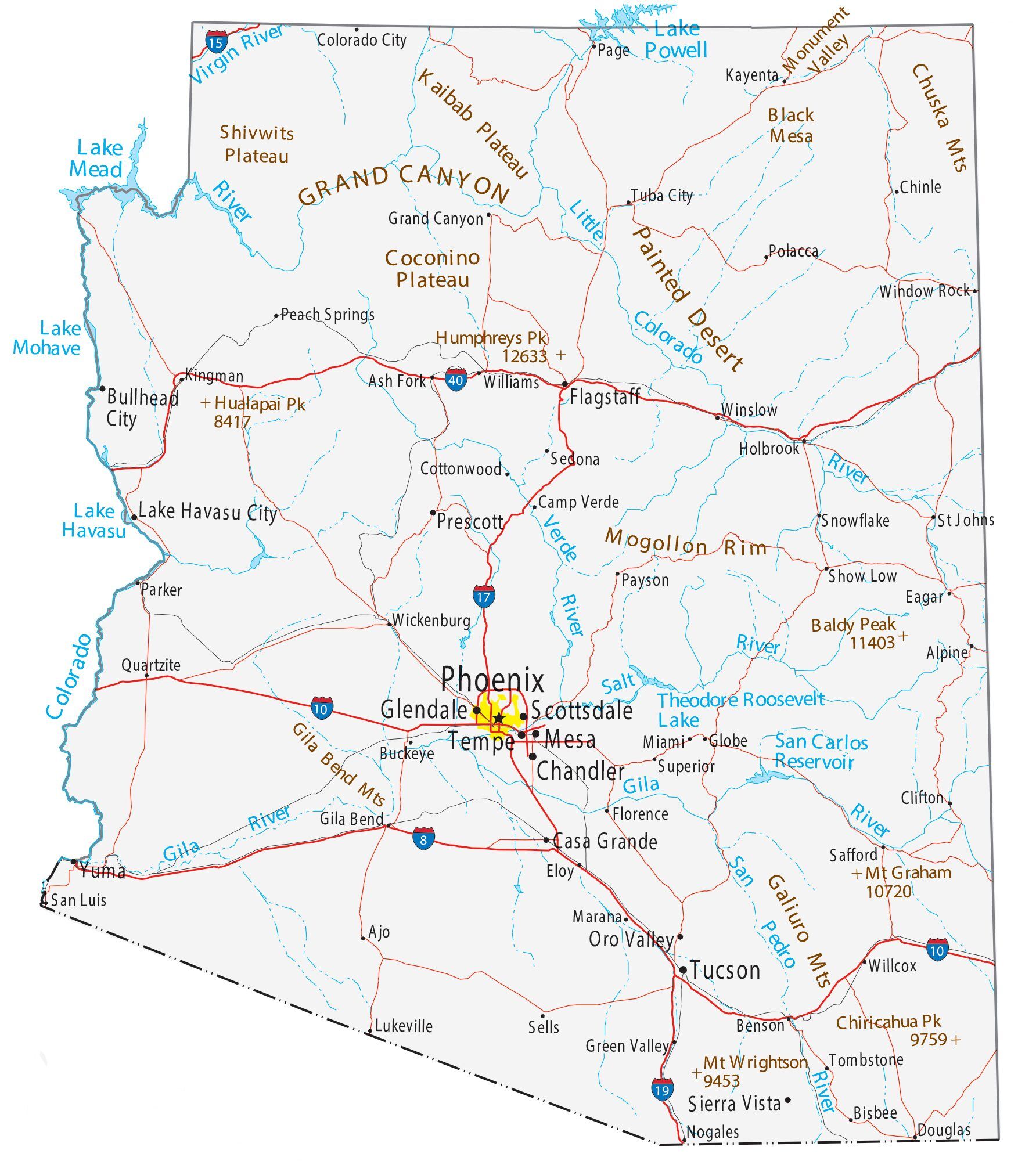 Arizona Map