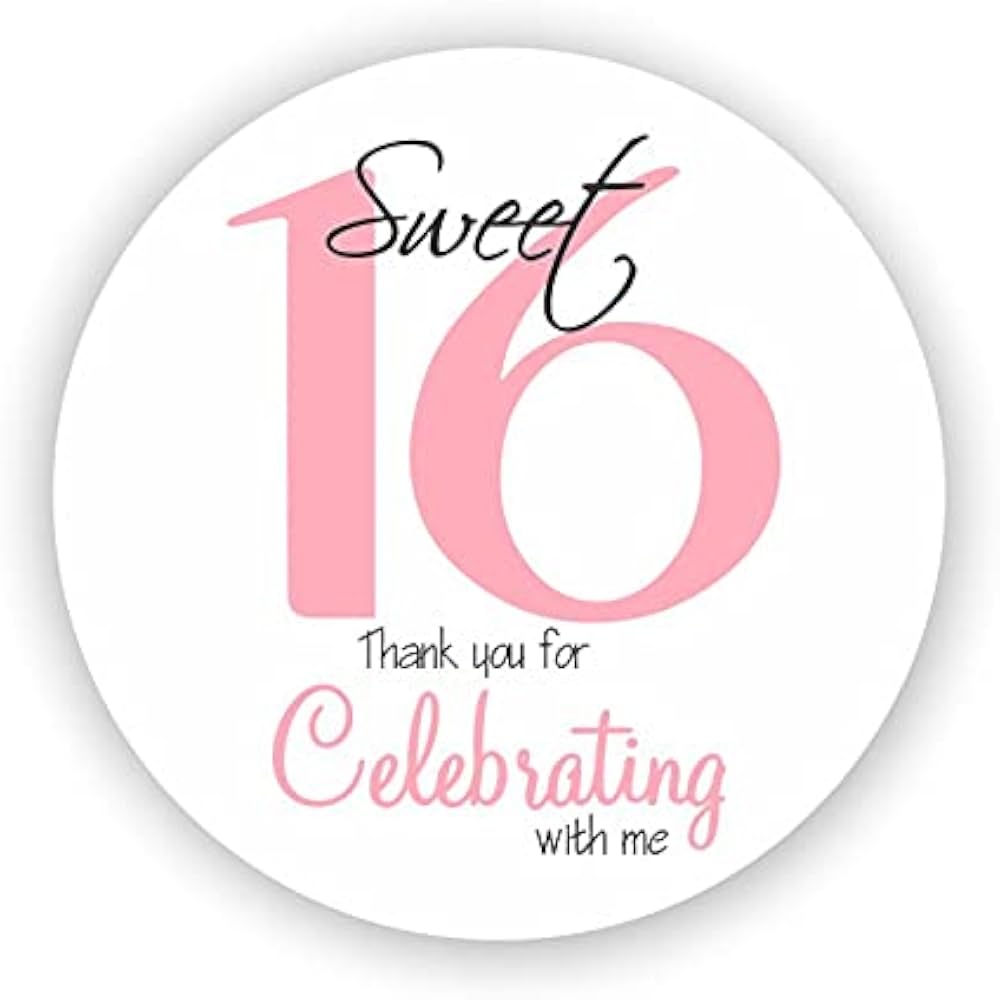 free printable sweet 16 labels free printable sweet 16 labels