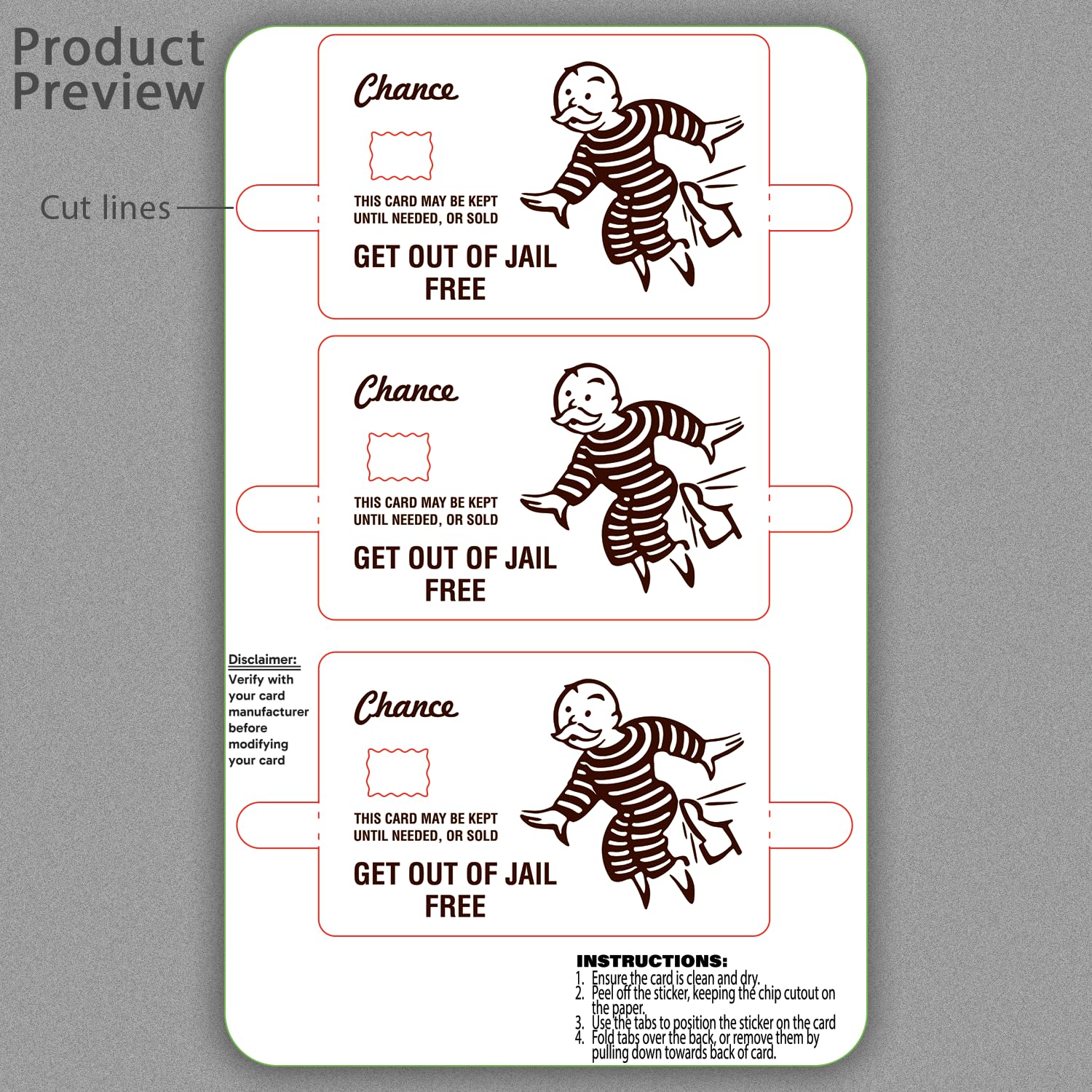 get out of jail free card printable get out of jail free card printable