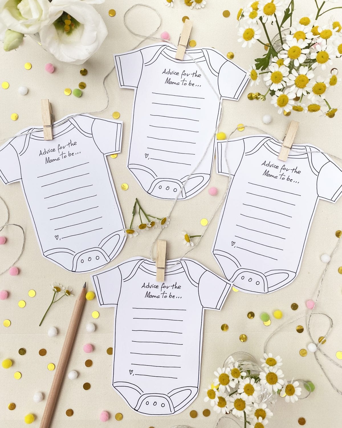 Baby Advice Card Baby Advice Card