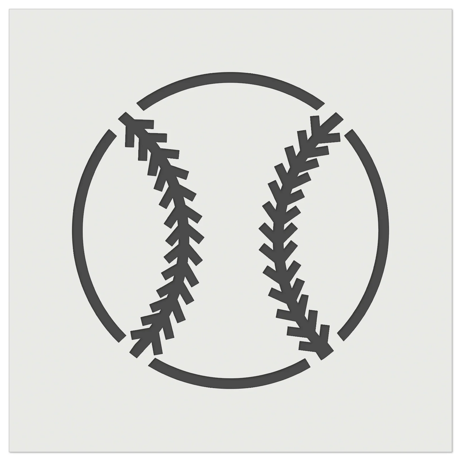 Baseball Softball DIY Cookie Wall Craft Stencil 3 5 Inch Baseball Softball DIY Cookie Wall Craft Stencil 3 5 Inch