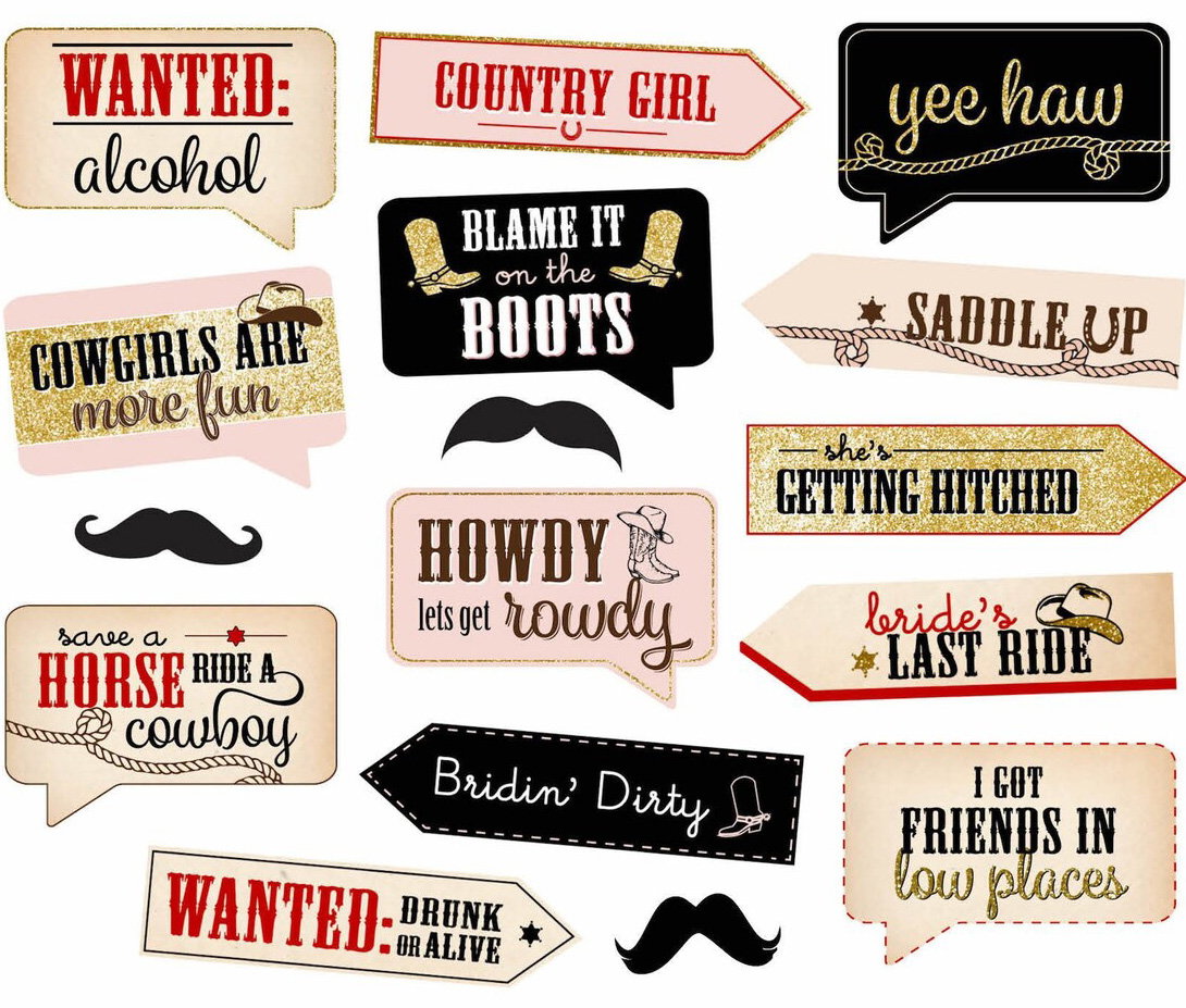 free printable western photo props free printable western photo props