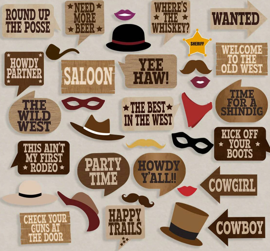 Best Western Photo Booth Props Best Western Photo Booth Props