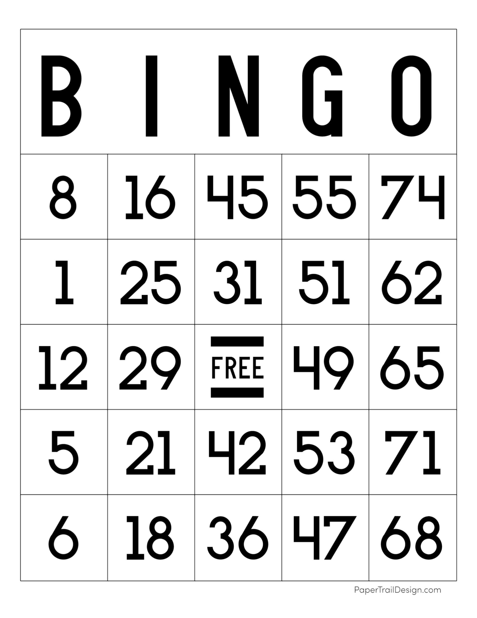 Bingo Cards