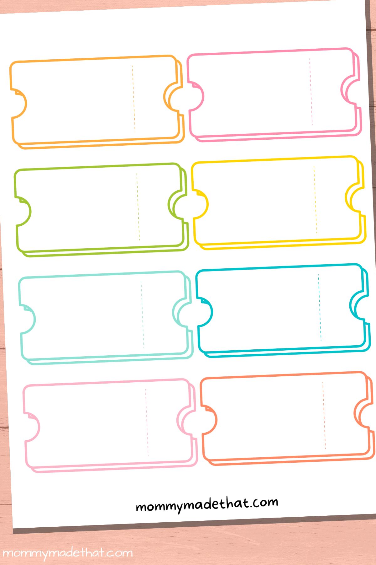 Blank Coupon Template