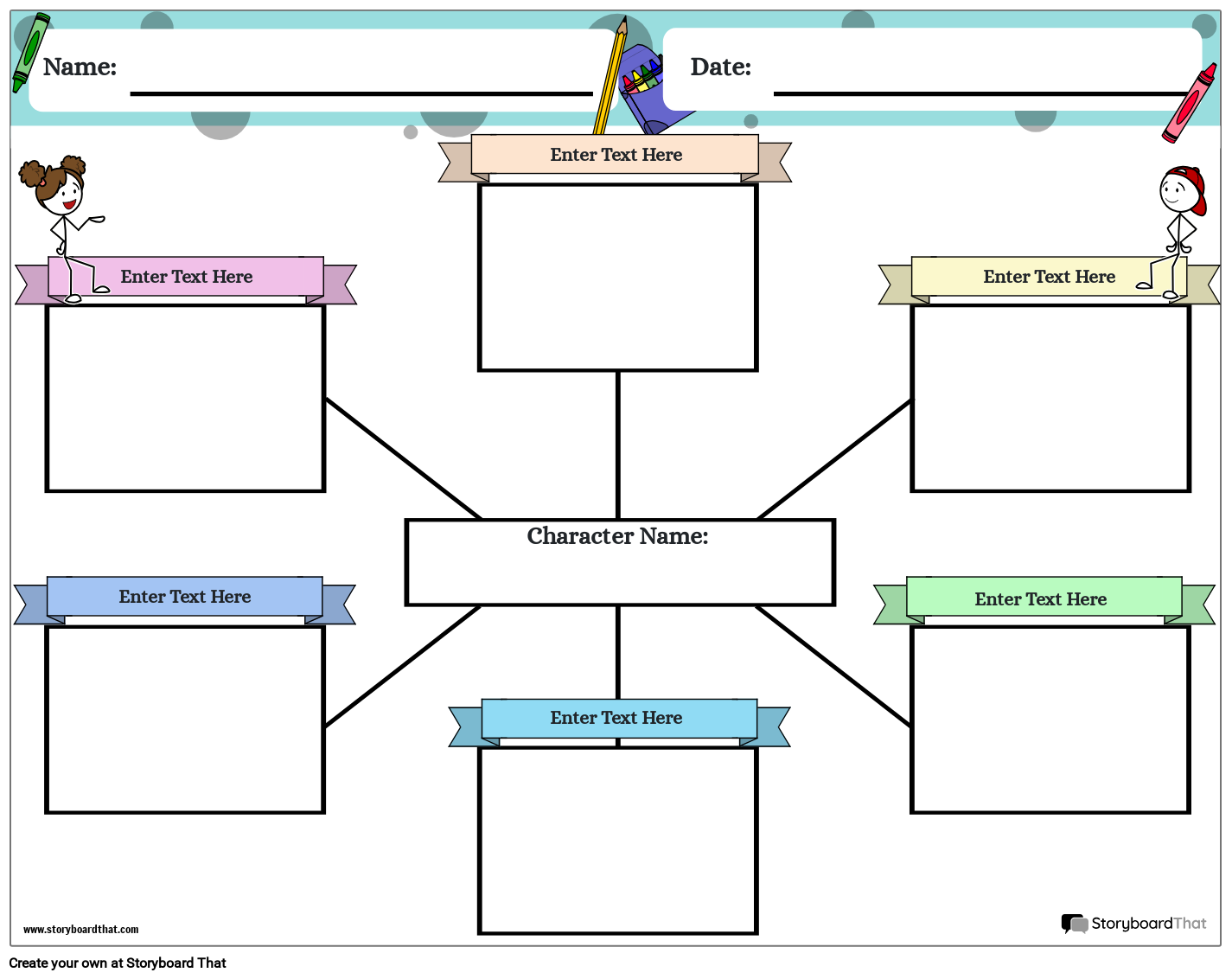 Character Map Worksheets