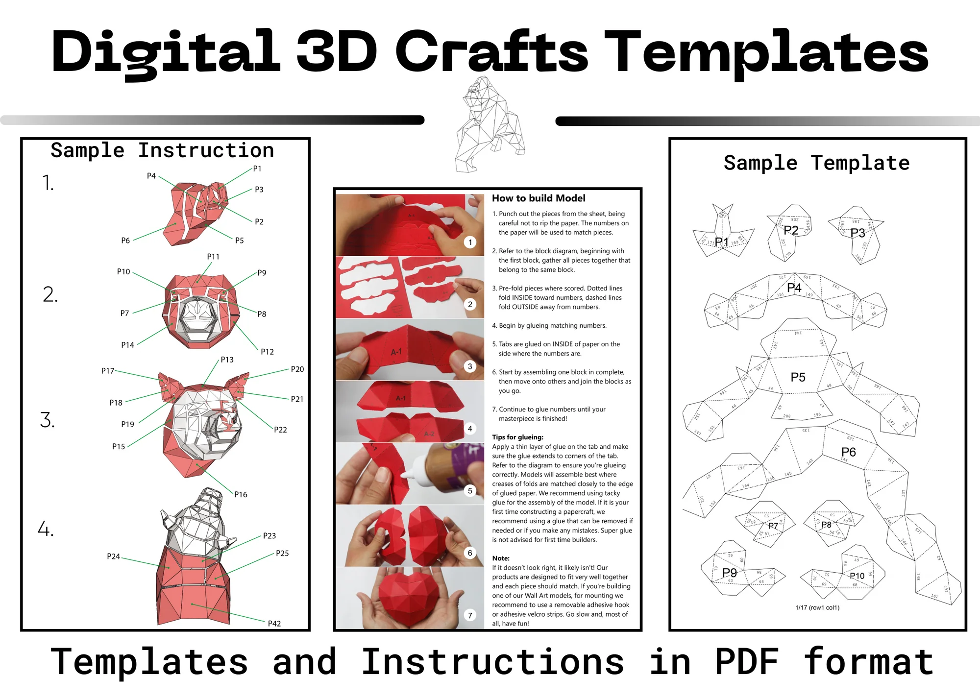 Cheetah 3d Model Digital Template