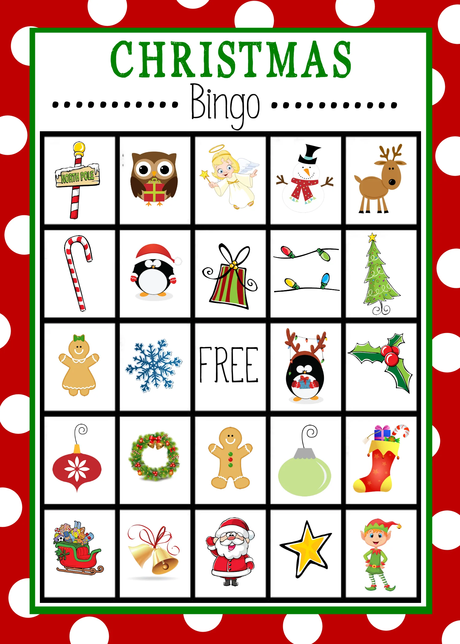 Christmas Bingo