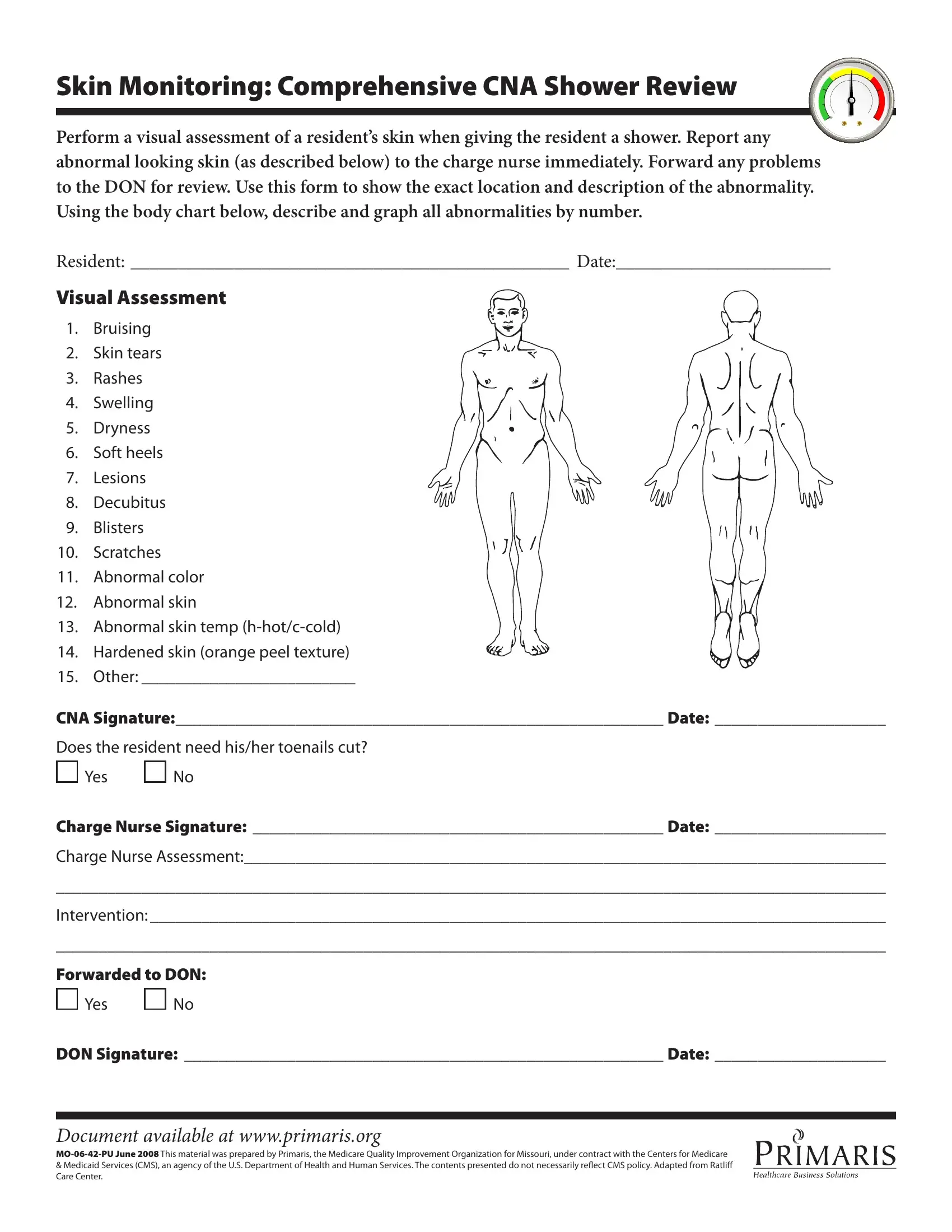 Cna Shower Sheets