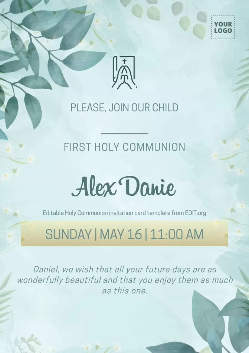 Communion Invitation Templates Communion Invitation Templates