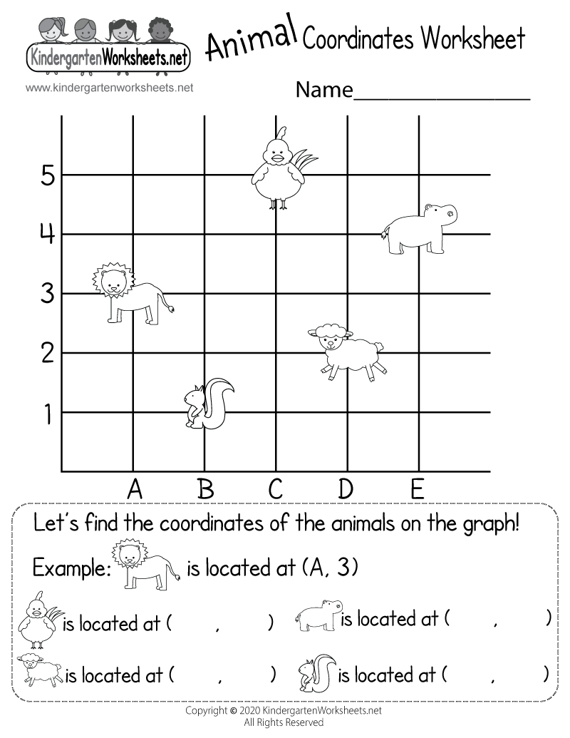 Coordinate Graph Worksheet Coordinate Graph Worksheet