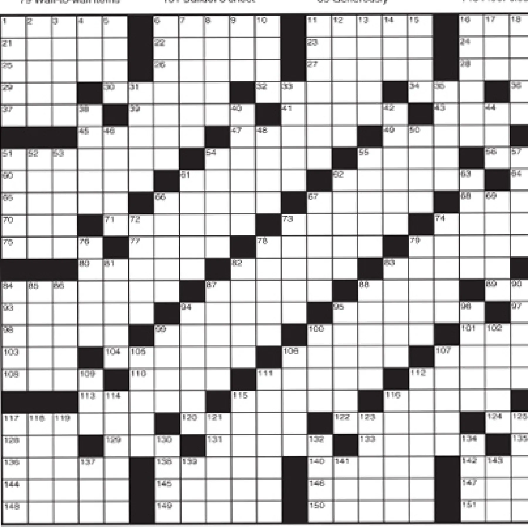 Correct Sunday Crossword Can Be Found Here
