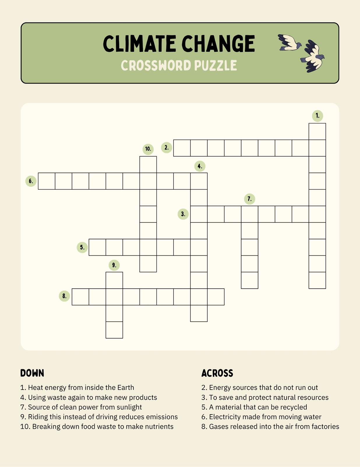 Crossword Puzzle Crossword Puzzle