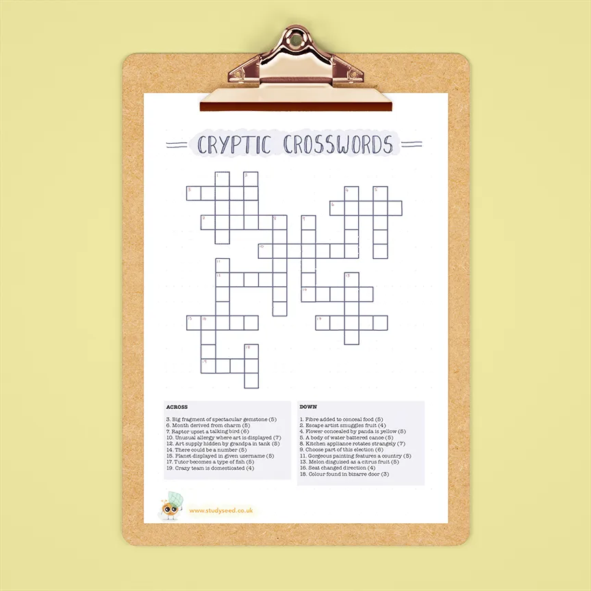 Cryptic Crosswords For Children And Beginners Cryptic Crosswords For Children And Beginners