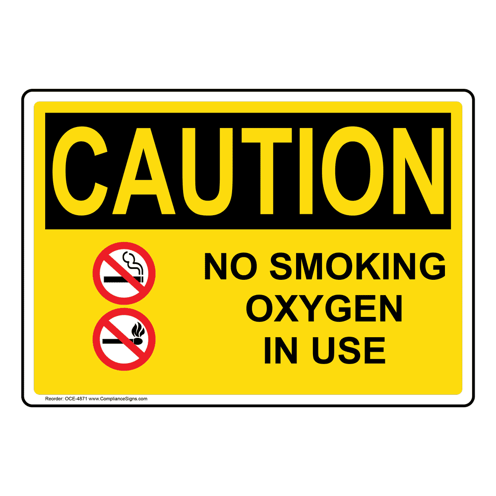 free printable oxygen in use signs free printable oxygen in use signs