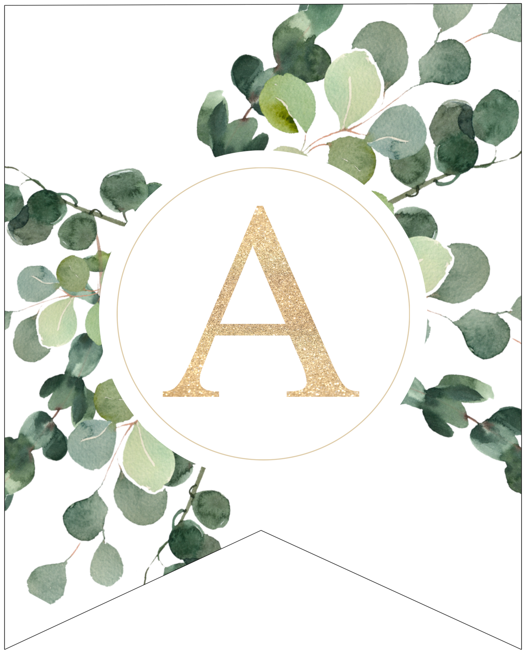 Decorative Banner Letters