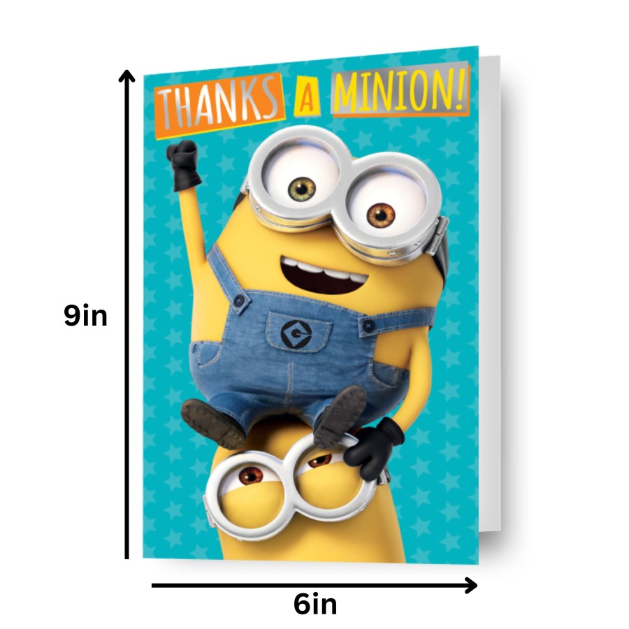 Despicable Me Minions Thanks A Minion Thank You Card Despicable Me Minions Thanks A Minion Thank You Card